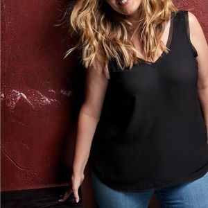 Torrid Black Tank - Plus Size 00